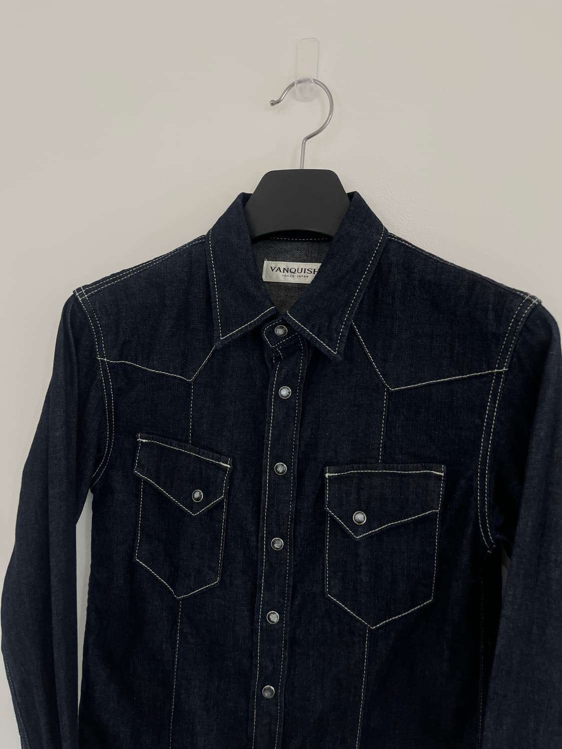 VANQUISH denim western shirt 상품이미지2