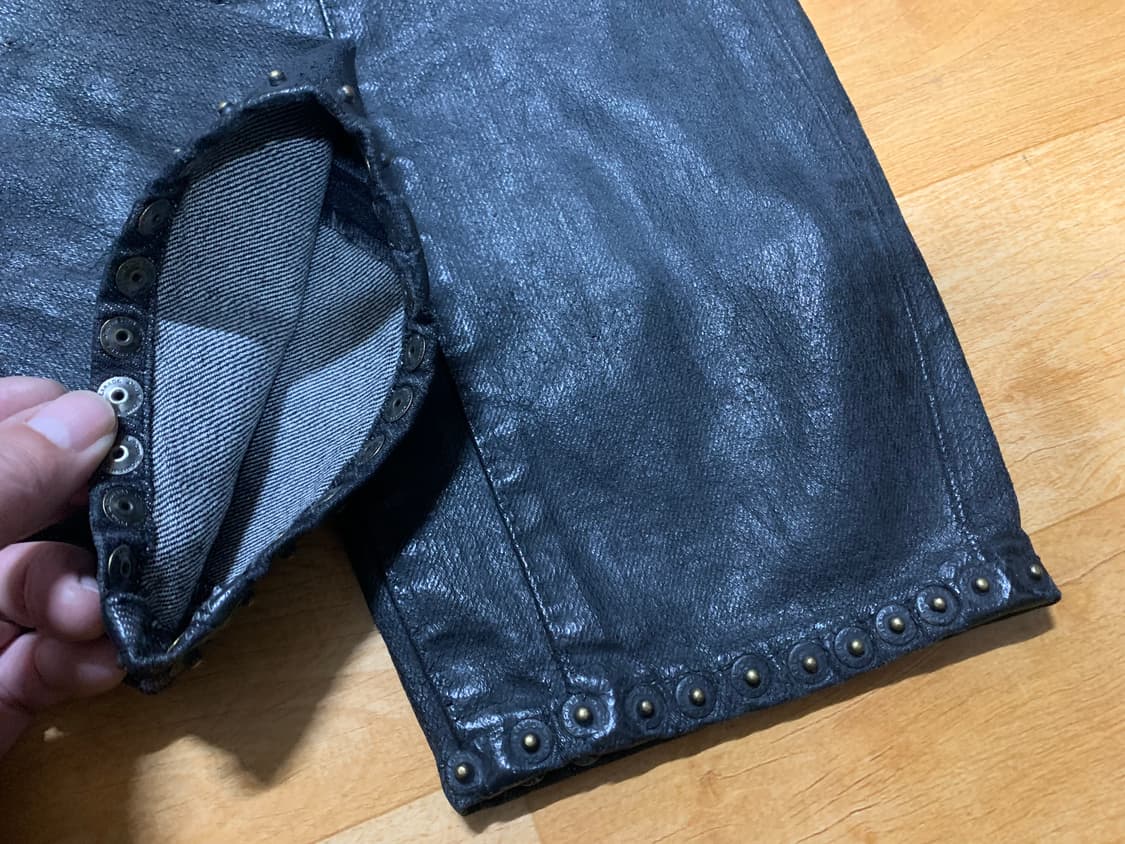 DSQUARED2 11/FW 디스퀘어드 바이커 진 크롭 팬츠(오일클로즈) 상품이미지4