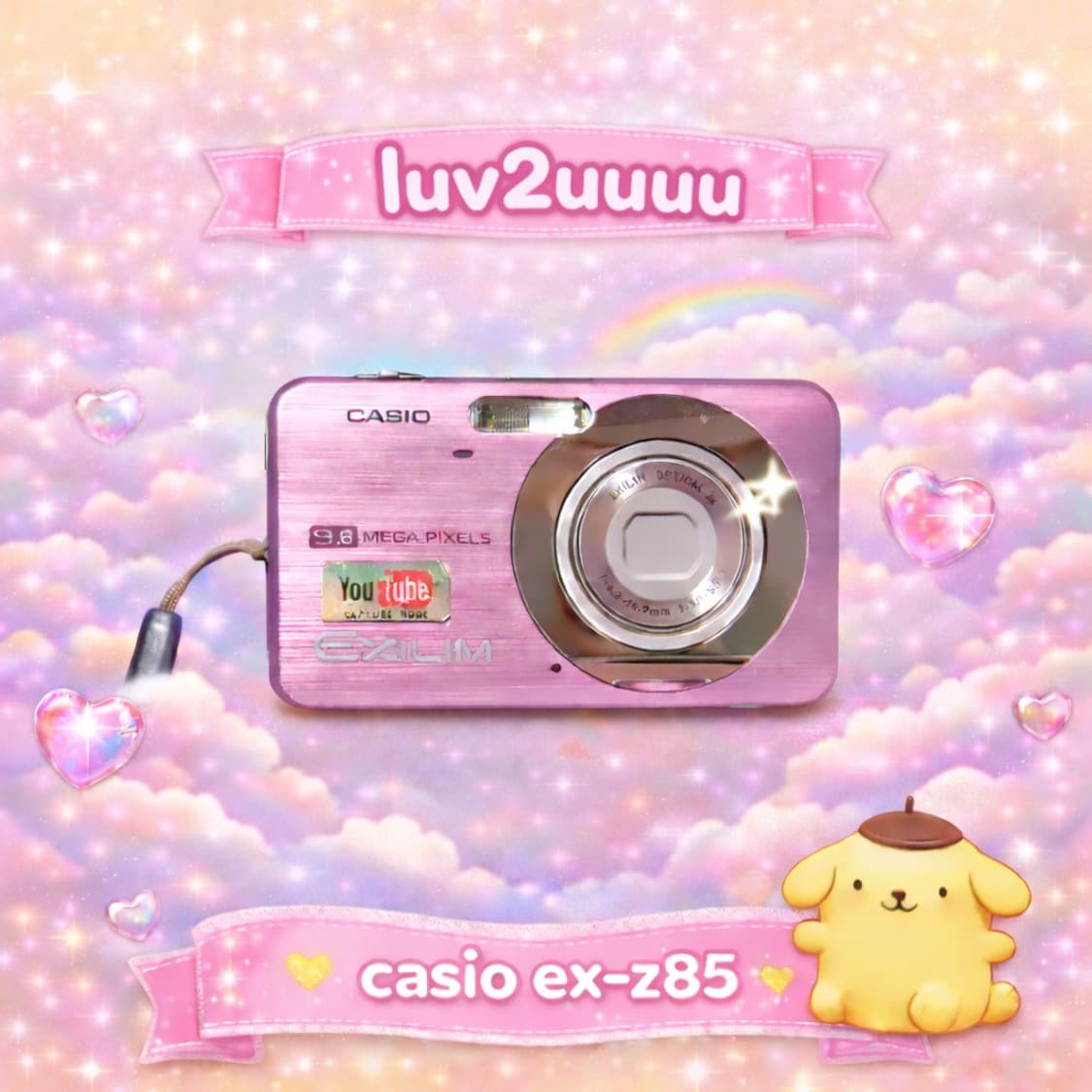 카시오 exilim z85 핑크 카메라 디카 풀박🩷✨/한글⭕️ 상품이미지1