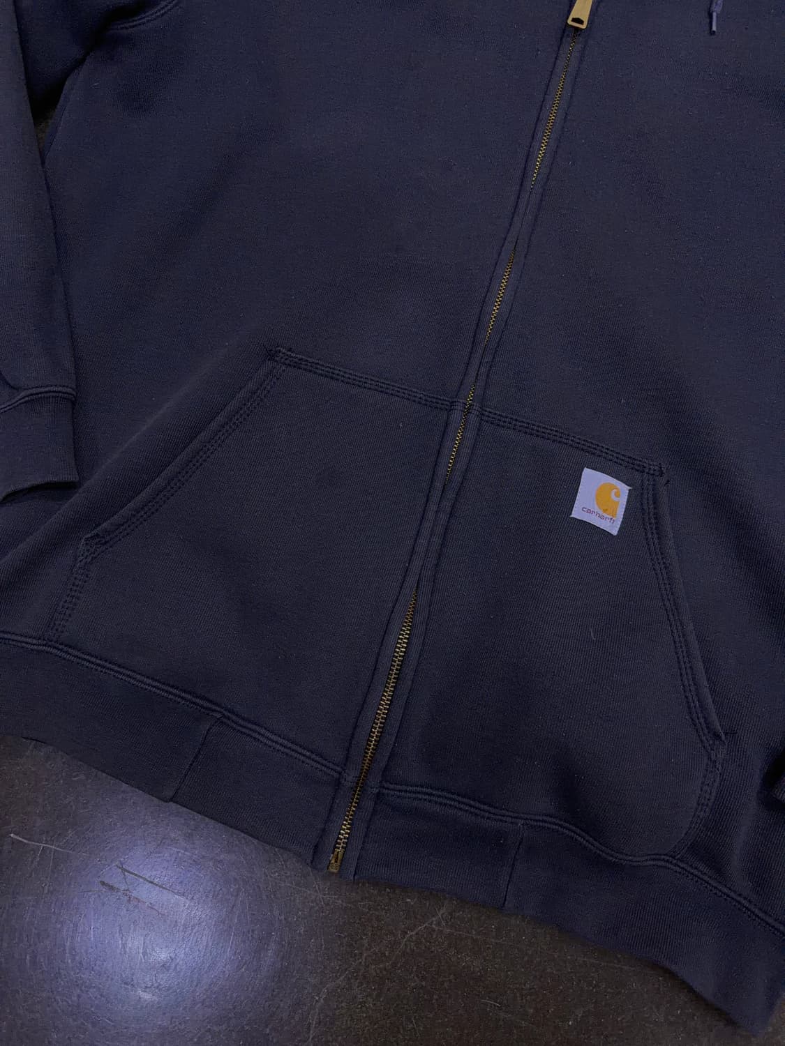 칼하트 오리지널핏 스웨트 후드 집업 자켓 L 상품이미지4