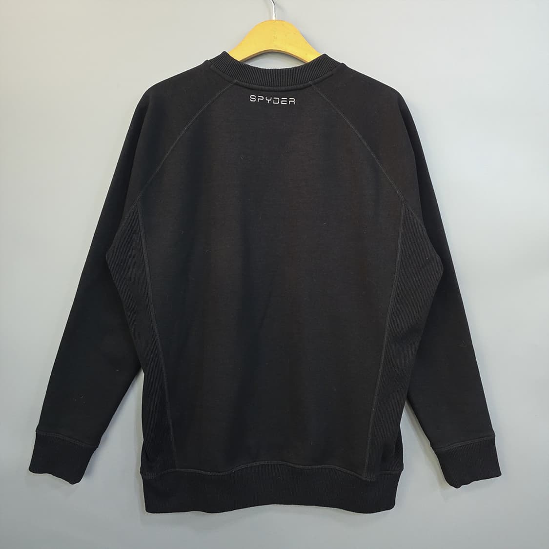 스파이더(SPYDER) 스파이더 로고 맨투맨 블랙 S 상품이미지5
