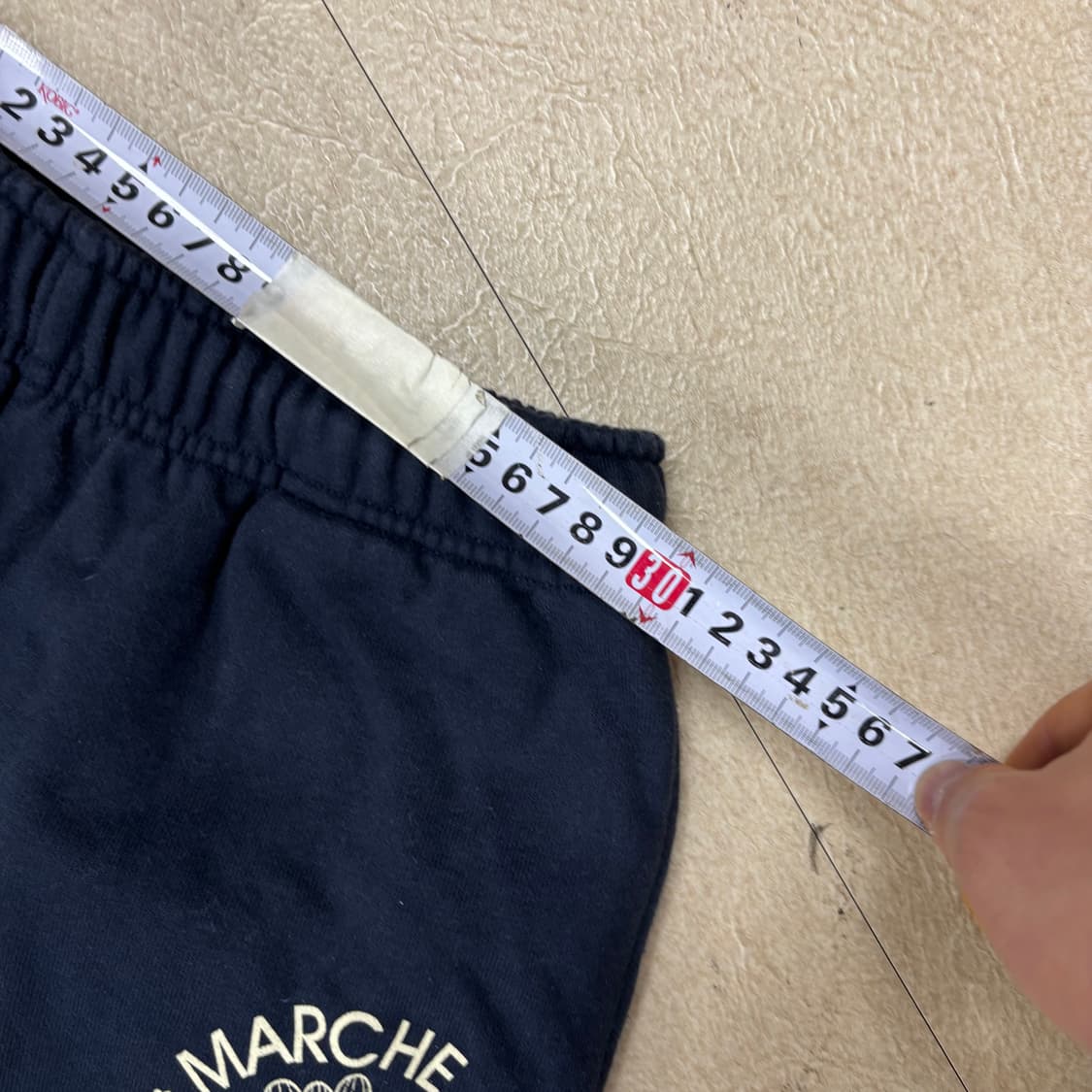 마르디 메크르디 플라워 네이비 반바지 상품이미지5