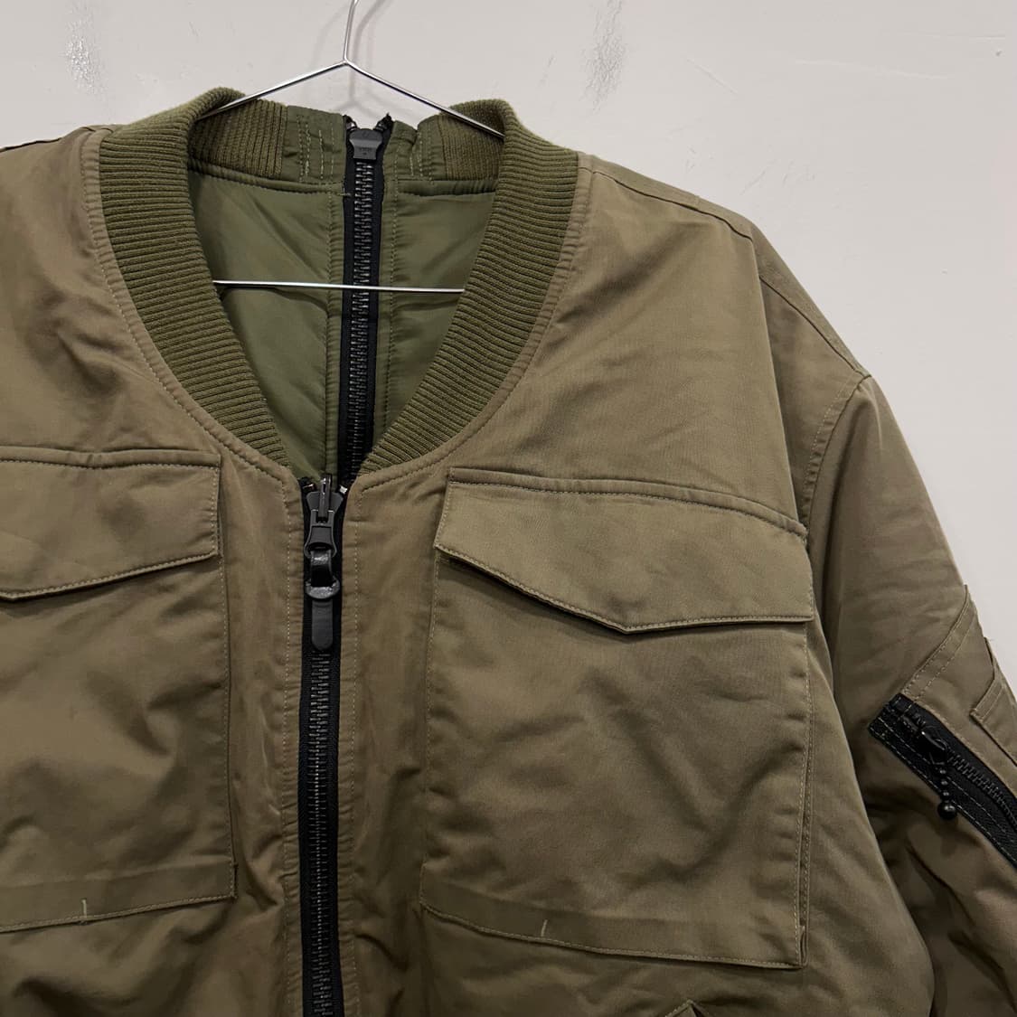 미공군 ST 프론트백라인 크롭 ma-1 항공점퍼 상품이미지1