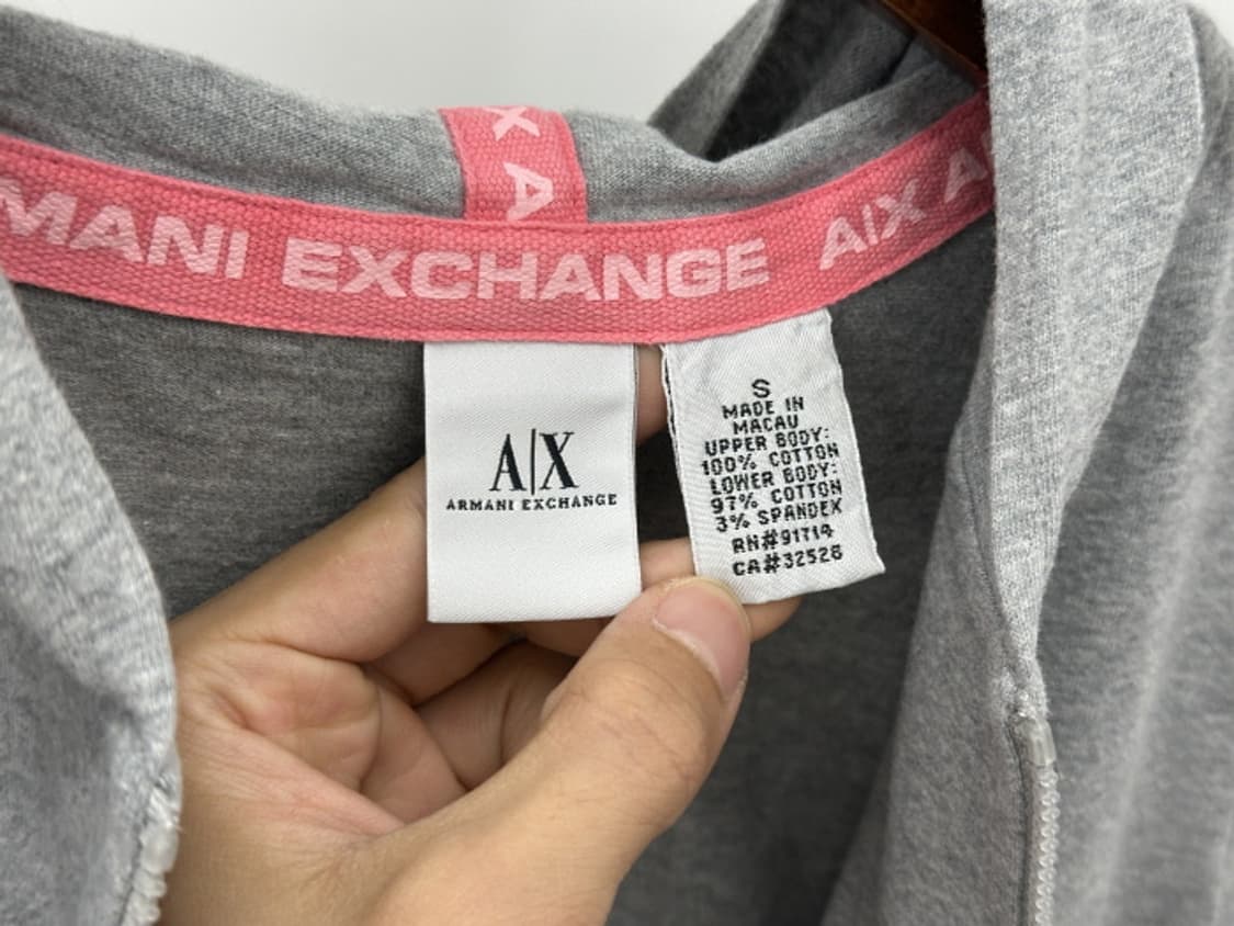 Armani exchange 후드 스웻 집업 (S) 상품이미지10
