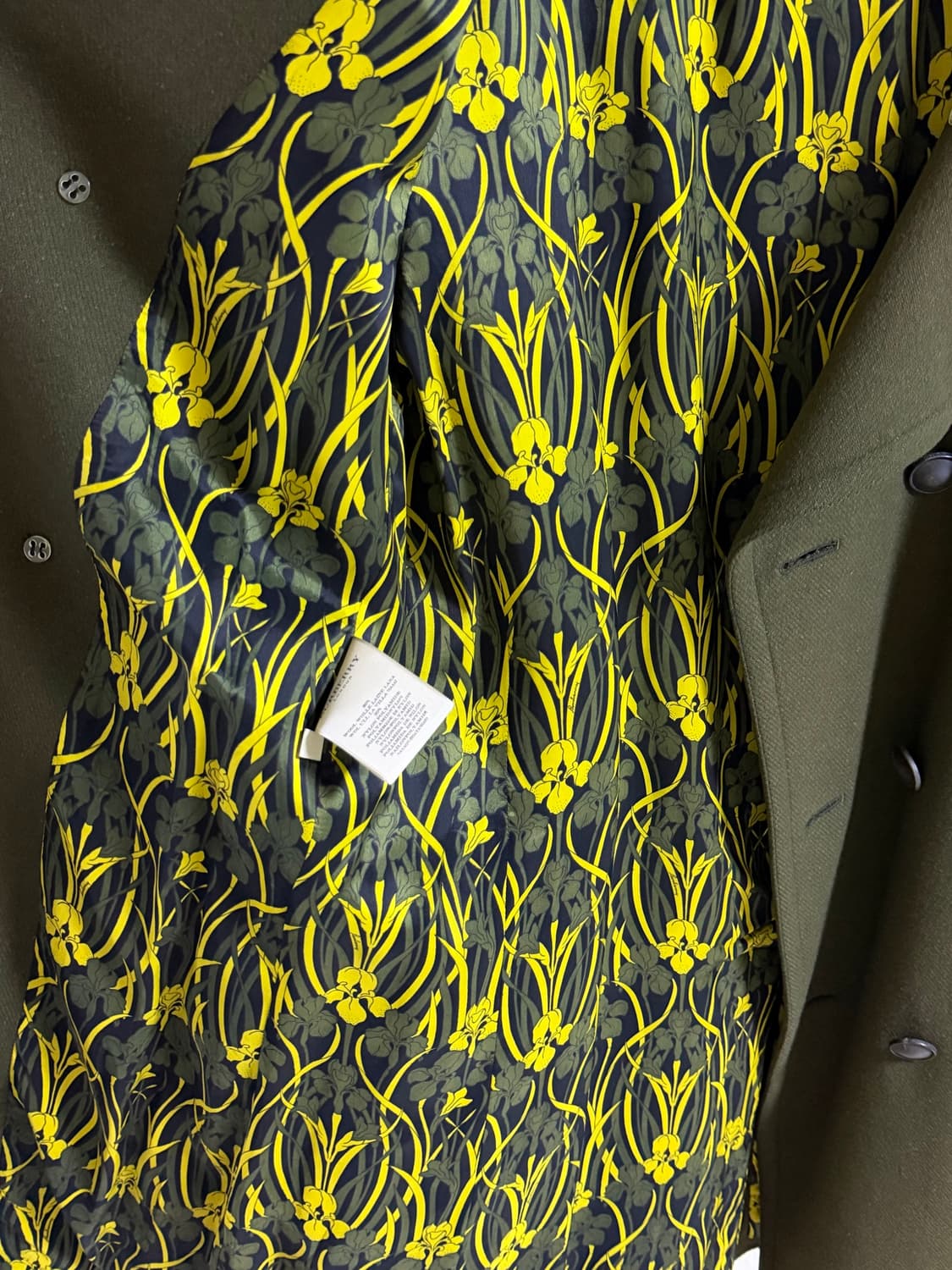 Burberry 버버리 프로섬 올리브 울 더블 코트 52 (105-110 상품이미지4