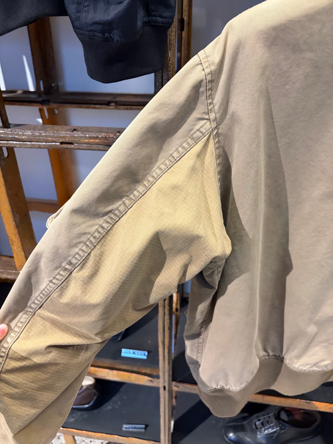 00s stussy Army mix jacket 상품이미지6