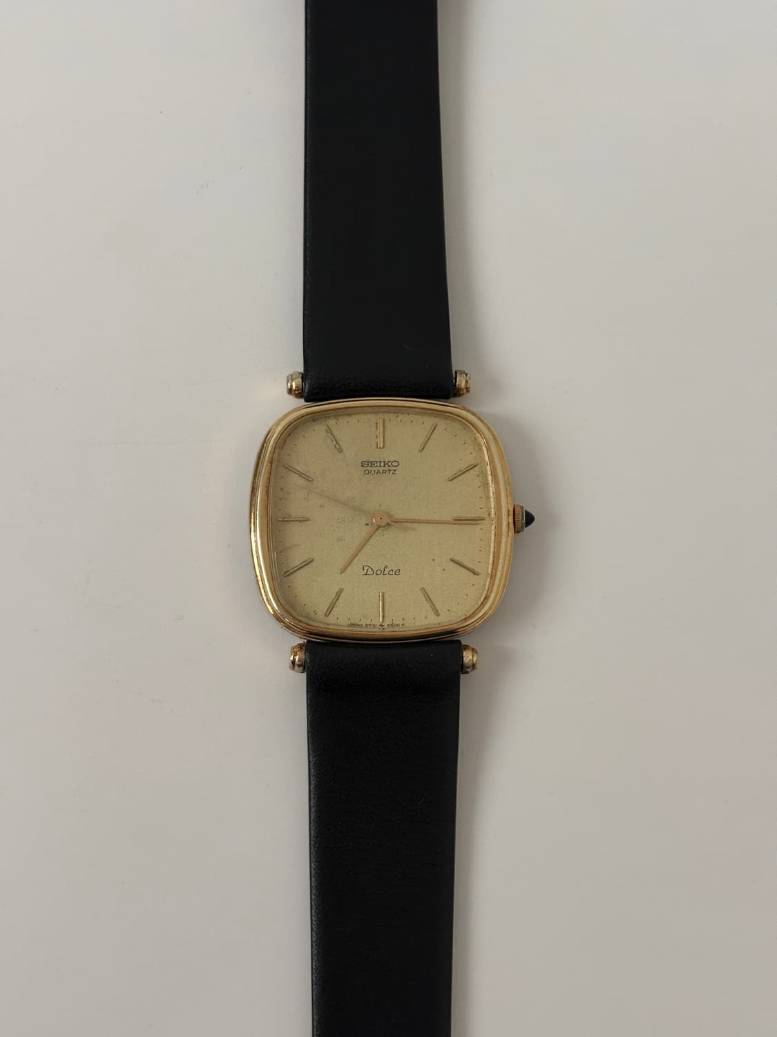1980s Dolce Gold Square Quartz 상품이미지3