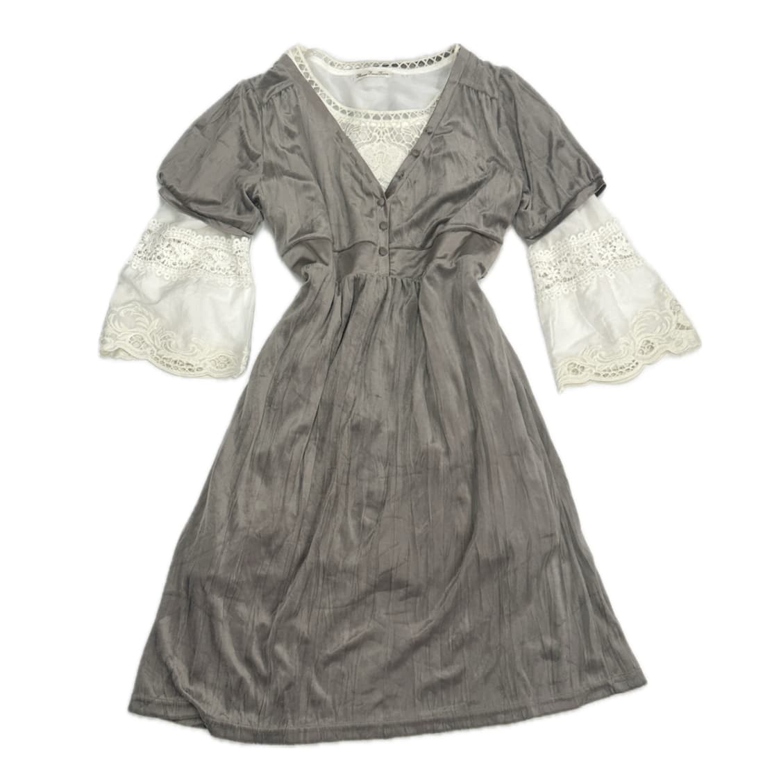 🐈‍⬛쇼콜라 깔 에스닉 코디세트🐈‍⬛ 벨벳 레이스 양산형 로리 캐캐체 상품이미지2