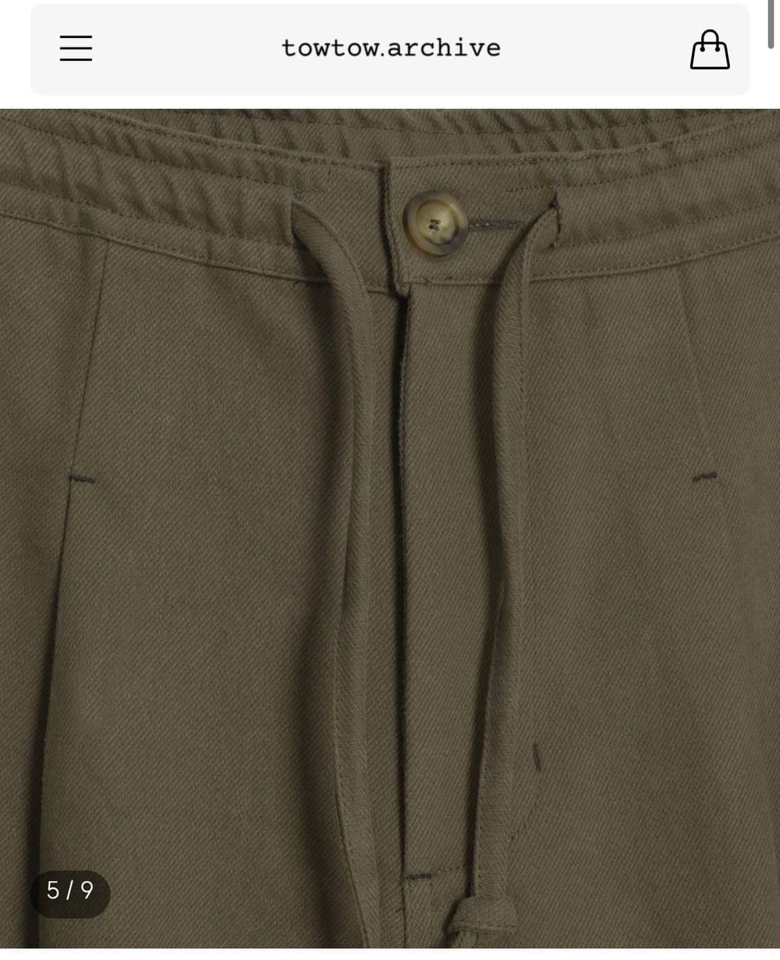 토우토우아카이브 카펜터 워크 팬츠 브라운 상품이미지5