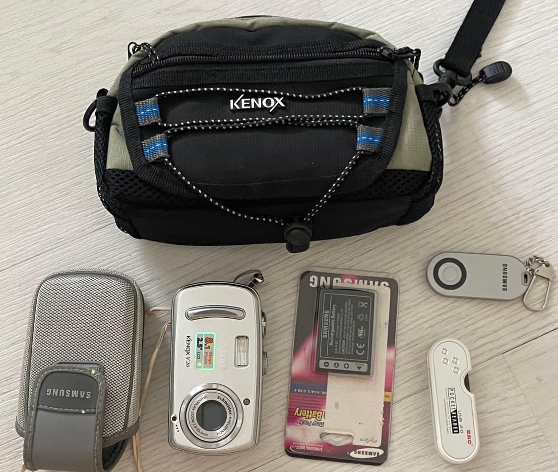 삼성 케녹스 v20 kenox 빈티지 디카 디지털 카메라 풀세트 상품이미지1