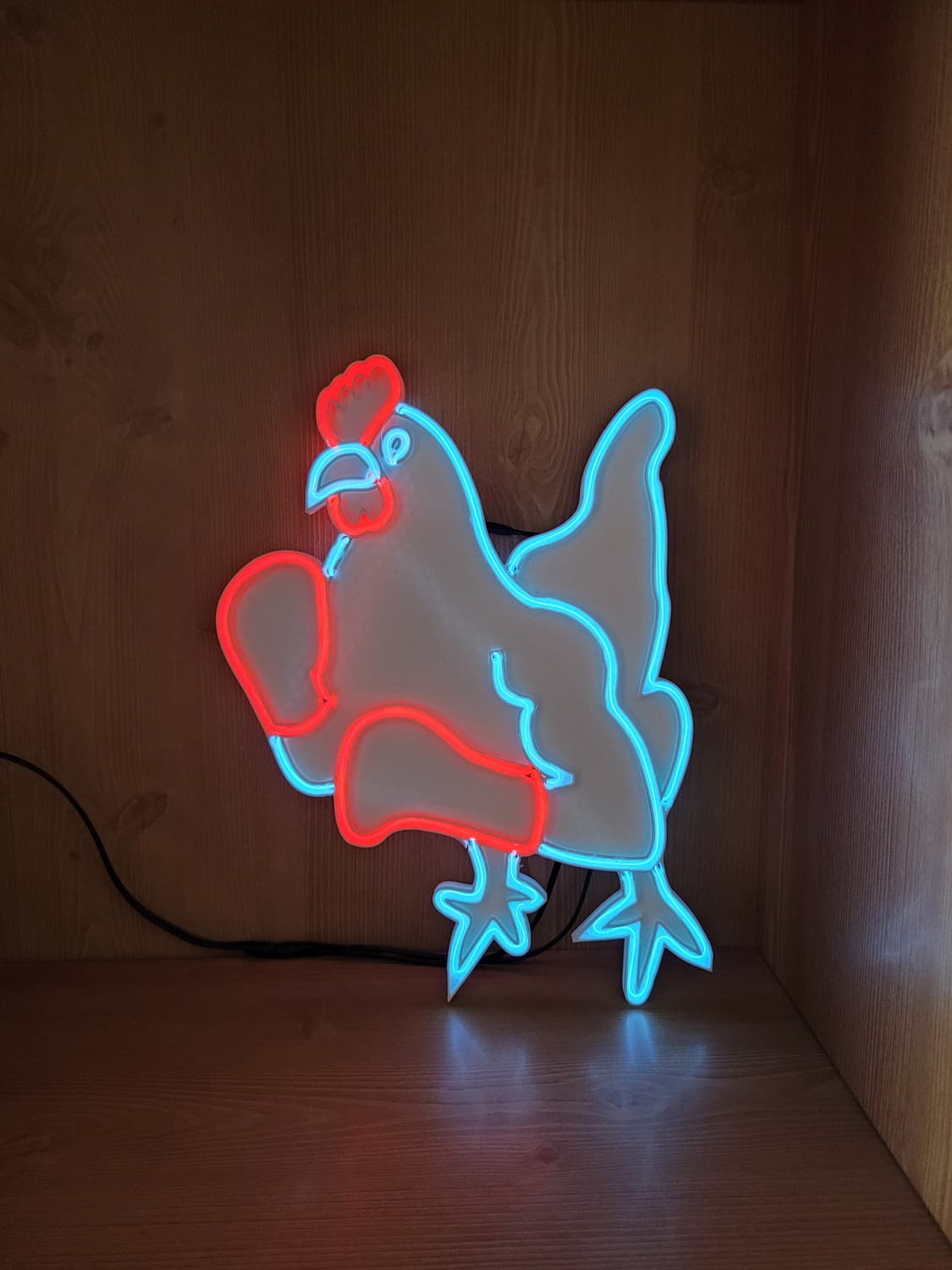네온사인 닭 치킨 복싱 led 무드등 조명 램프 상품이미지5