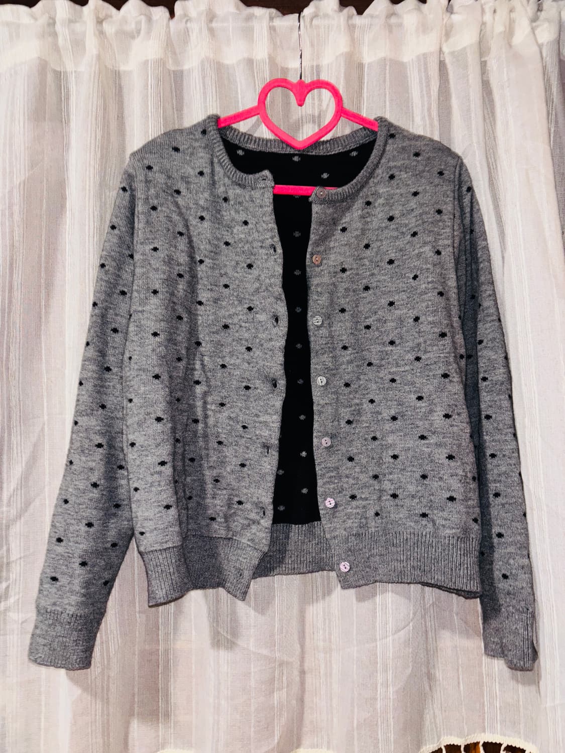 보세 땡땡이 가디건 상품이미지4