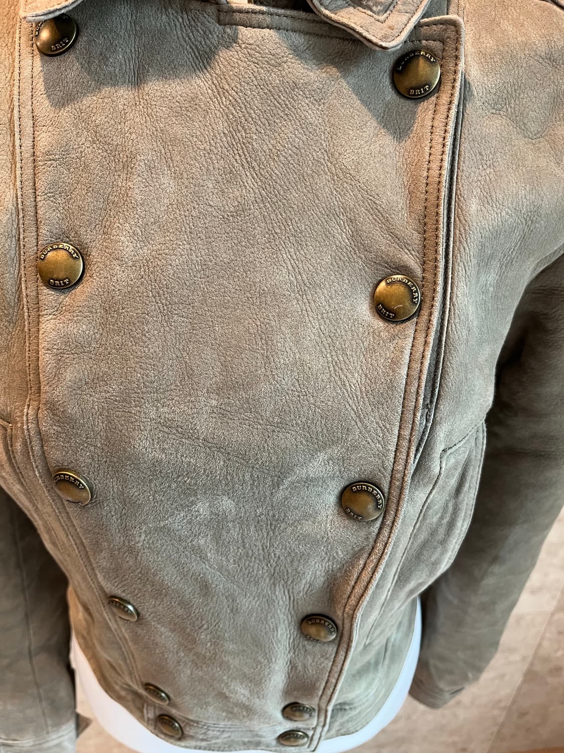 버버리 브릿 양가죽 자켓 UK6 정품 상품이미지2