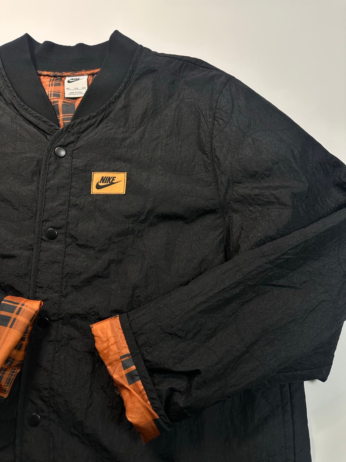나이키 블랙 나일론 자켓 상품이미지3
