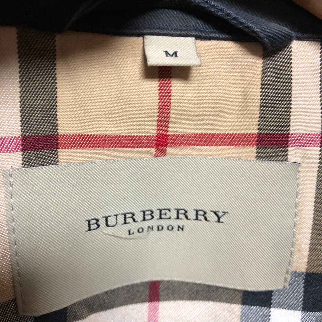 버버리 블루종 자켓 스윙톱 네이비 상품이미지5