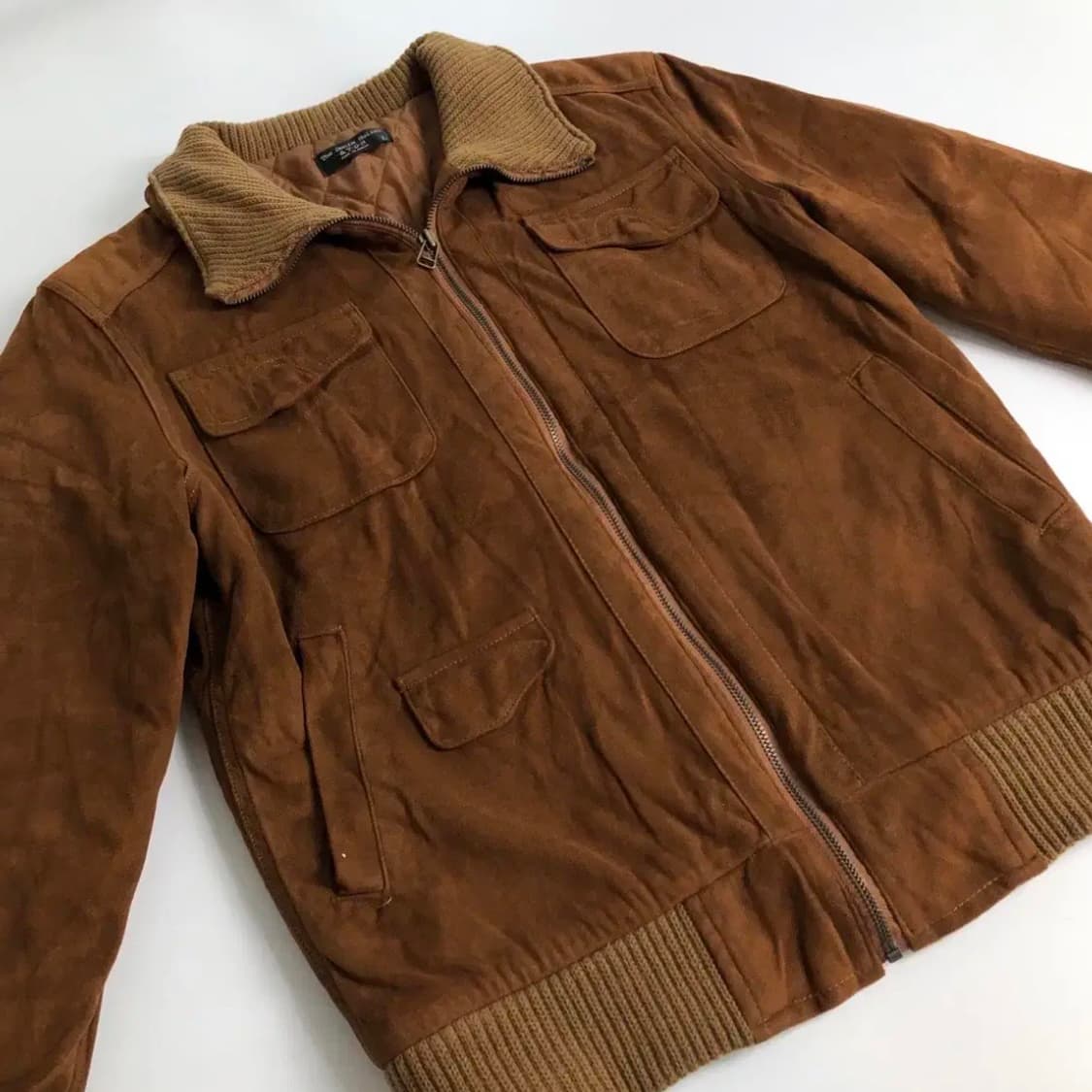 빈티지 스웨이드 봄버자켓 상품이미지3