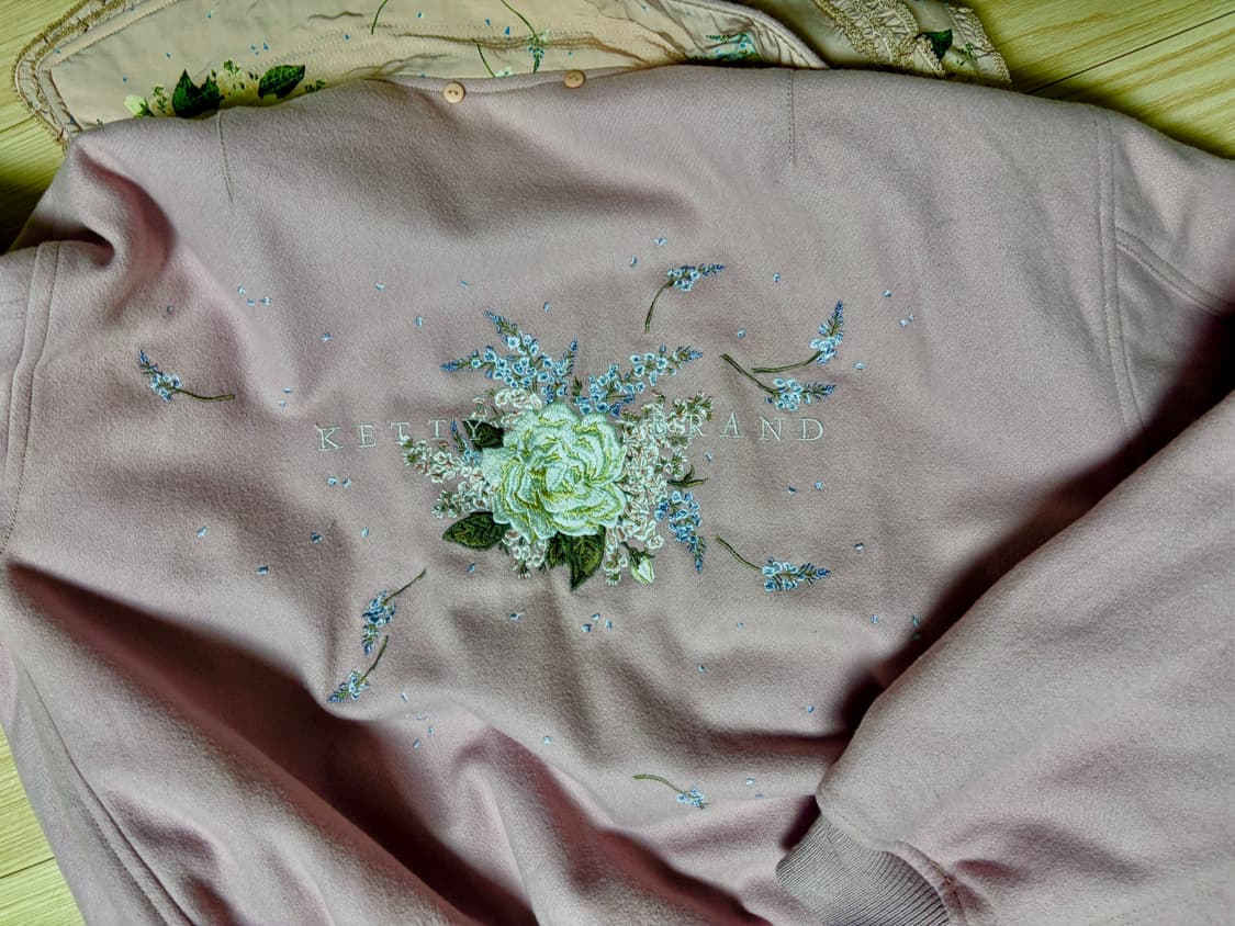 Ketty 자수 리버시블 블루종 상품이미지6