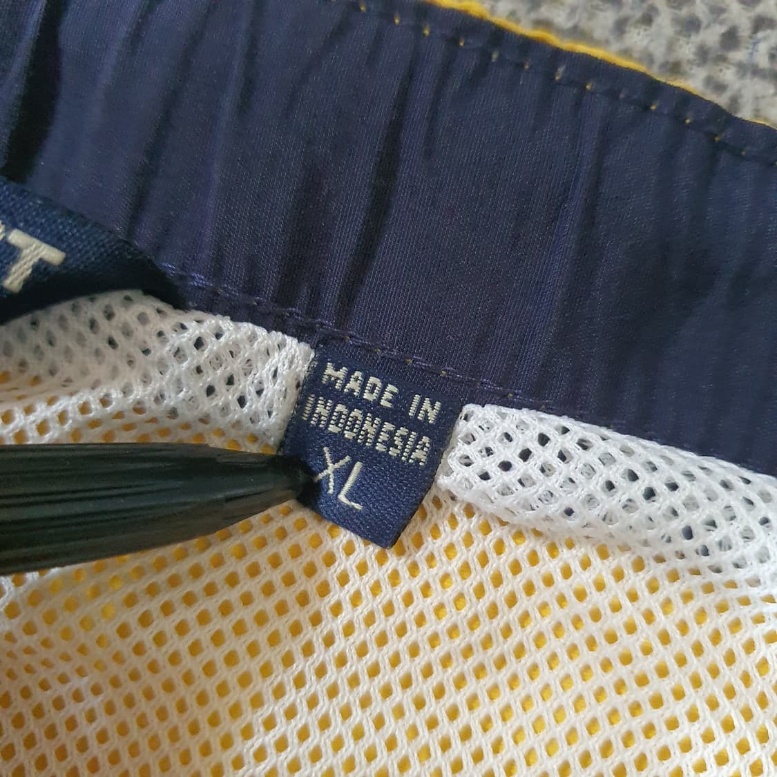 90s 폴로 스포츠 옐로우색 스윔 쇼츠 상품이미지6