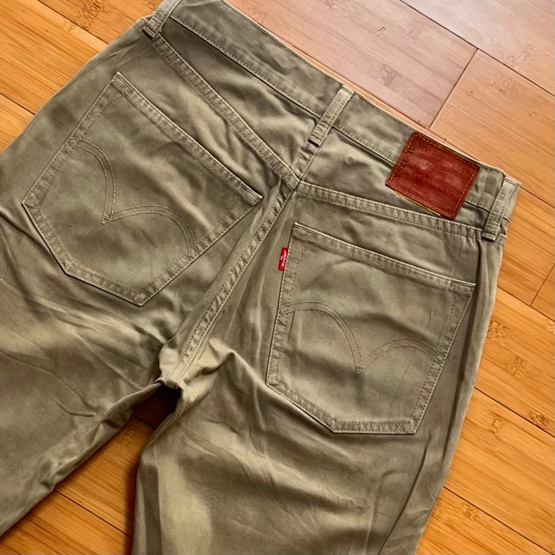 리바이스 502 베이지진 데님팬츠 31 - 33 상품이미지4