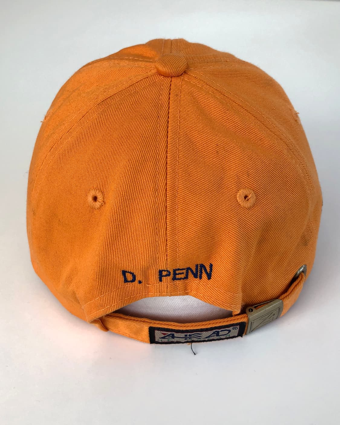 미국 빈티지 Air Source 오렌지 배색 자수 볼캡 모자 상품이미지4