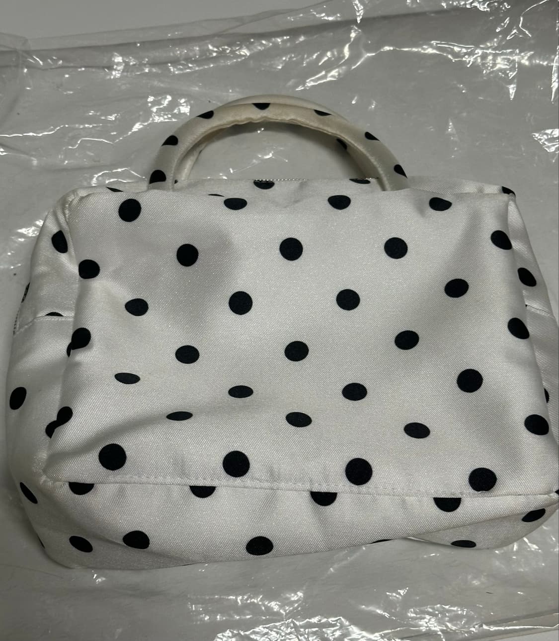 피치바스켓마켓 Polka Dot Bag (white) 상품이미지2