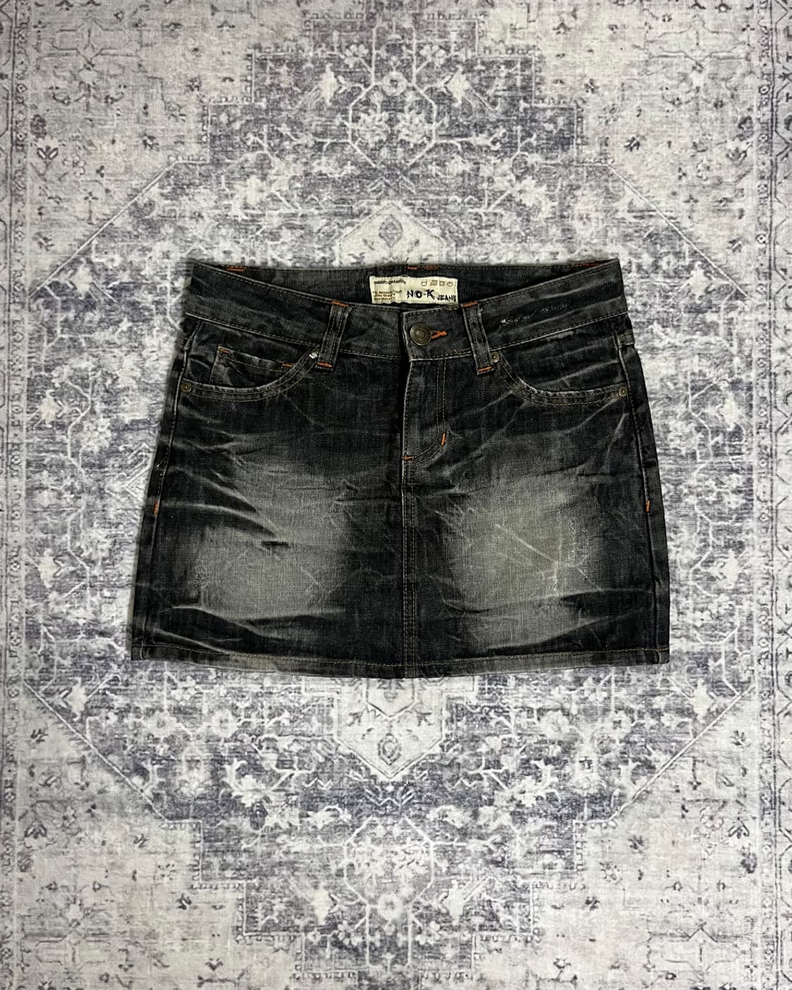 00's washed denim skirt 상품이미지2