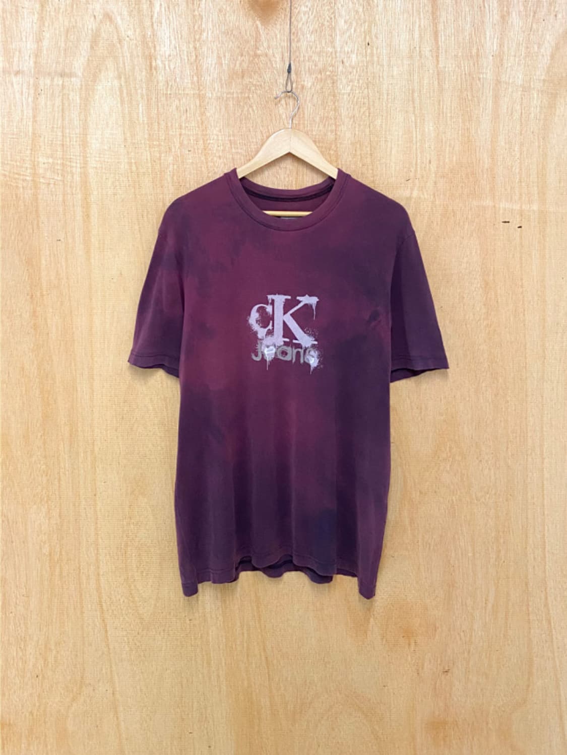 CALVIN KLEIN bleach washed t-shirts  상품이미지3