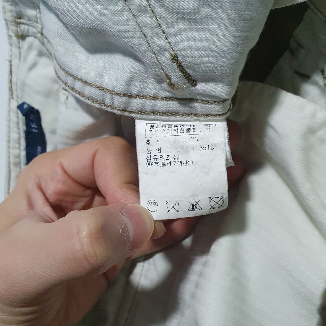 4 폴로 랄프로렌 여성 포켓 지퍼 카고 팬츠 카멜 (27-28인치) 상품이미지5