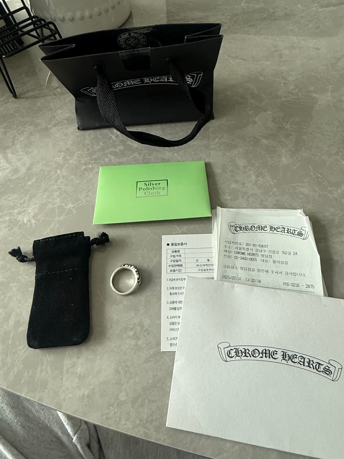 크롬하츠 베이비플로랄 링 us8.5 상품이미지1