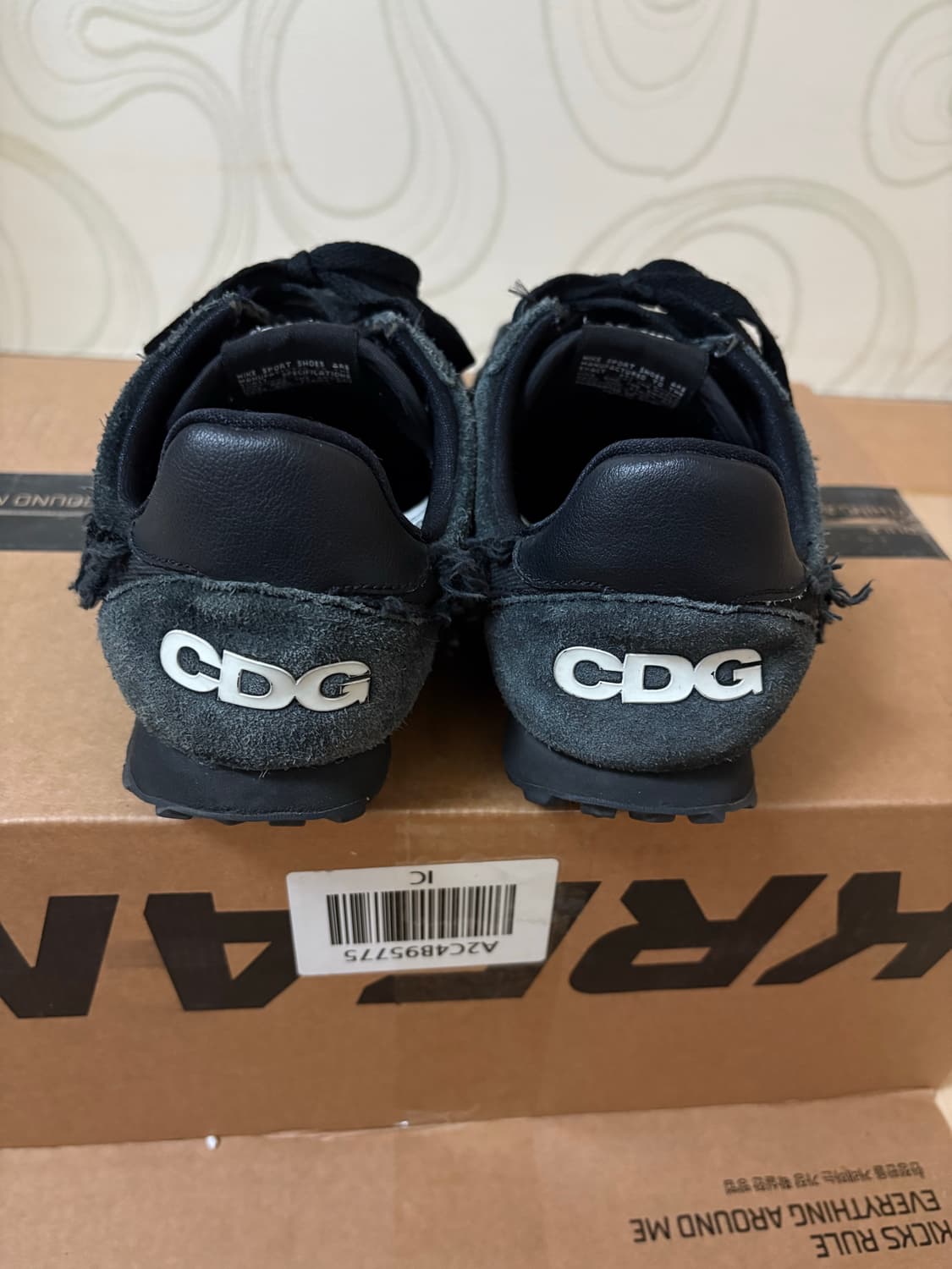 나이키 x 블랙 꼼데가르송 와플 레이서 블랙 2 상품이미지4