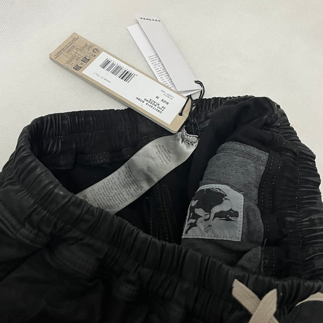 [M]릭오웬스 다크쉐도우 26ss Fog 복서 쇼츠/블랙 왁스 상품이미지3