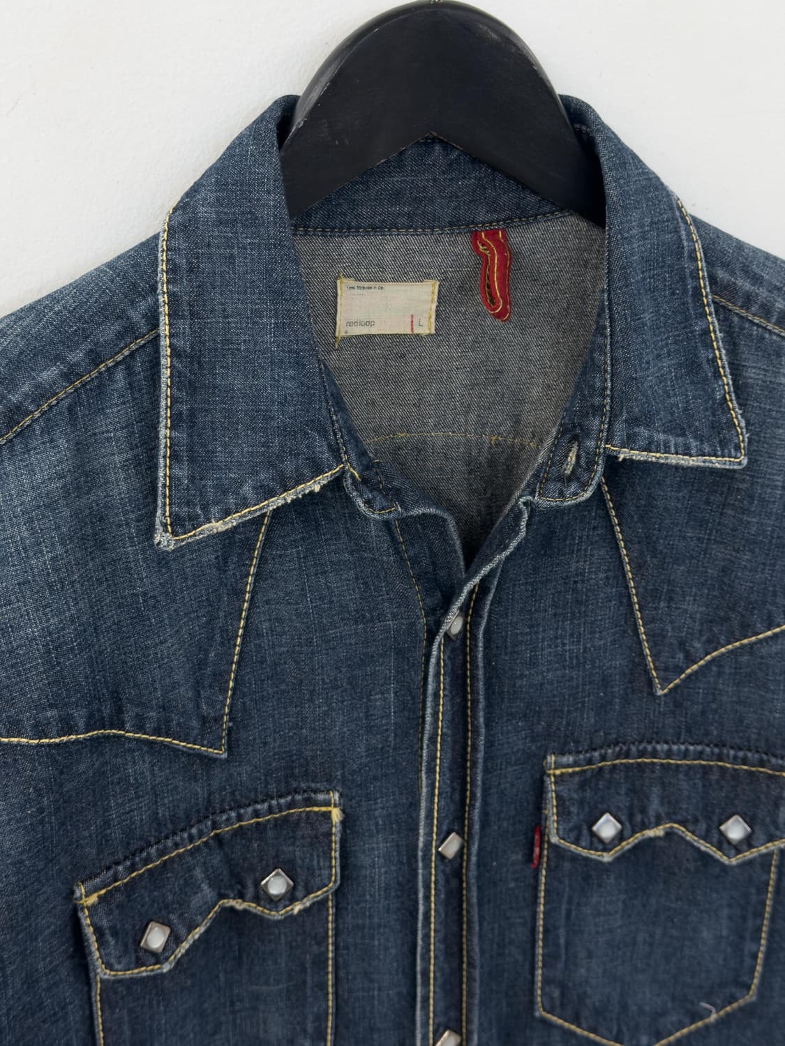 리바이스 redloop 웨스턴 데님 셔츠 상품이미지4