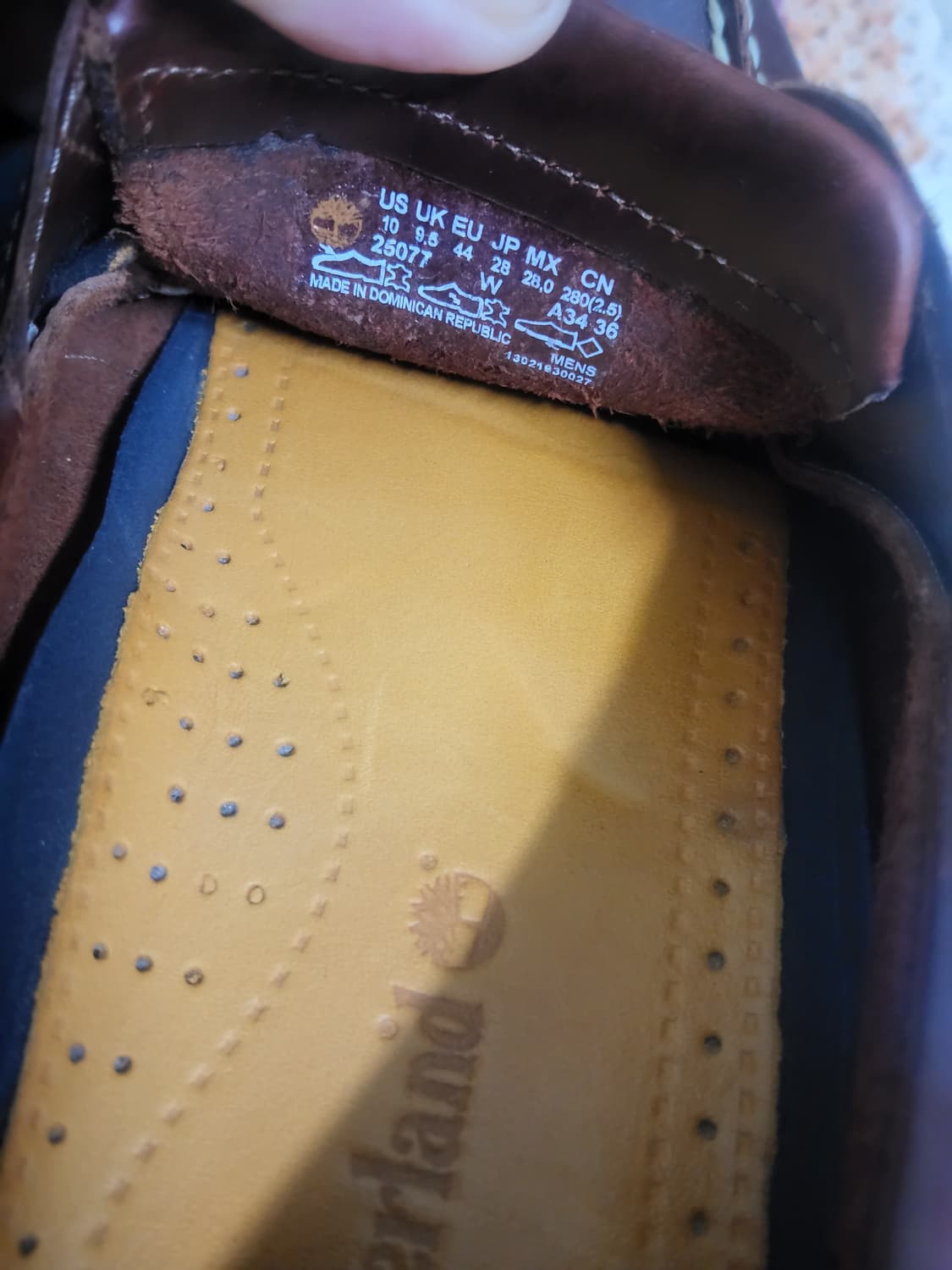 팀버랜드 2아이 보트슈즈280사이즈 상품이미지2