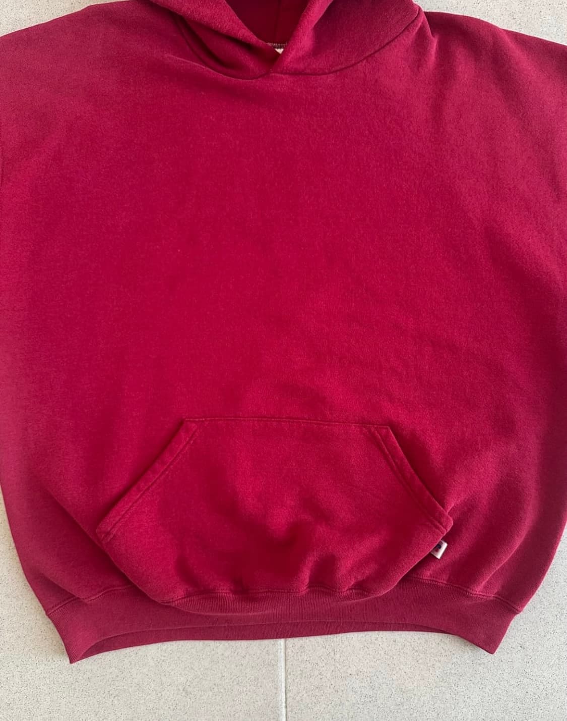 00s 빈티지 러셀 후드 레드 XL 상품이미지2