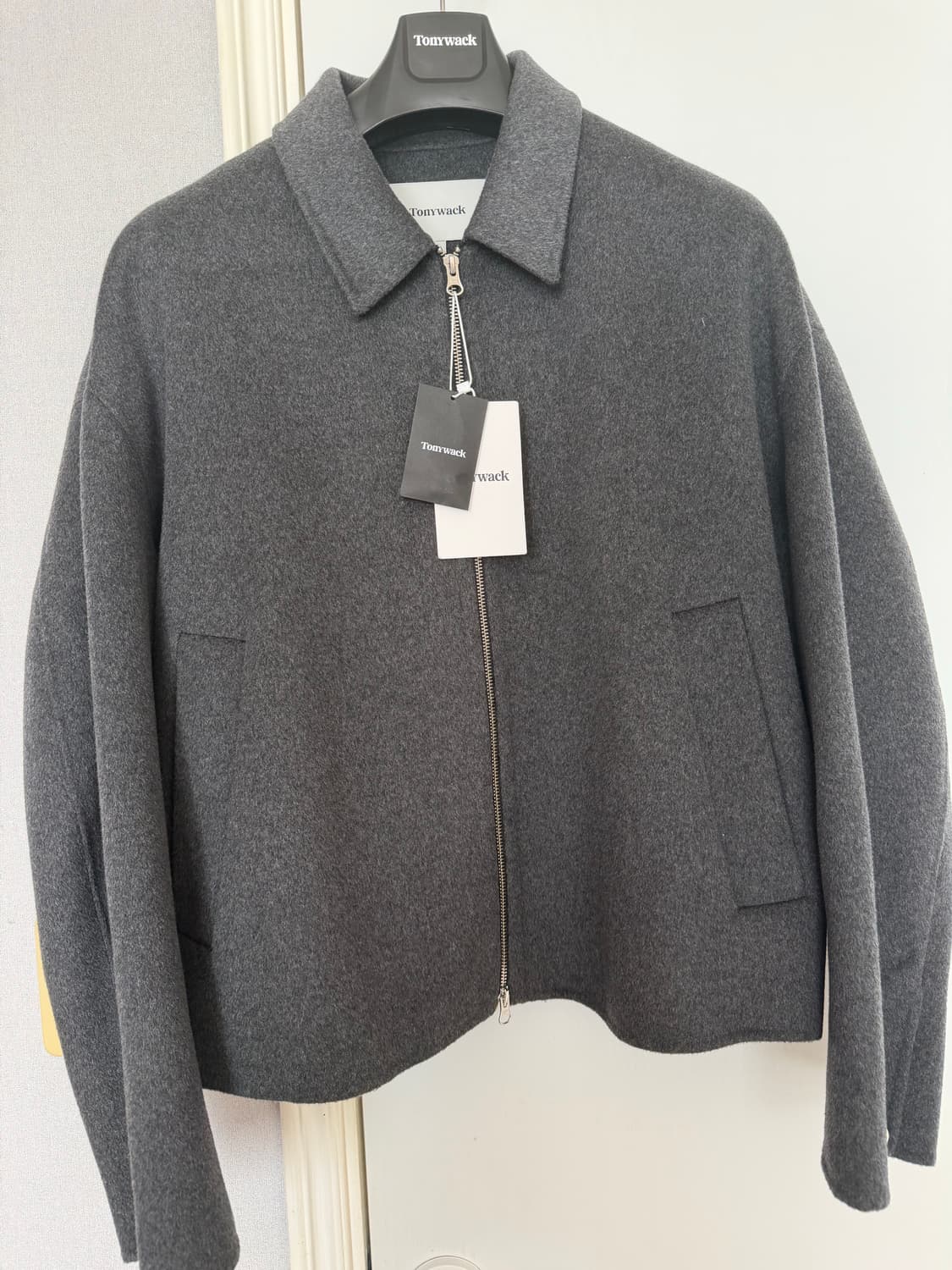 [XL]토니웩 핸드메이드 울 캐시미어 블루종 상품이미지1