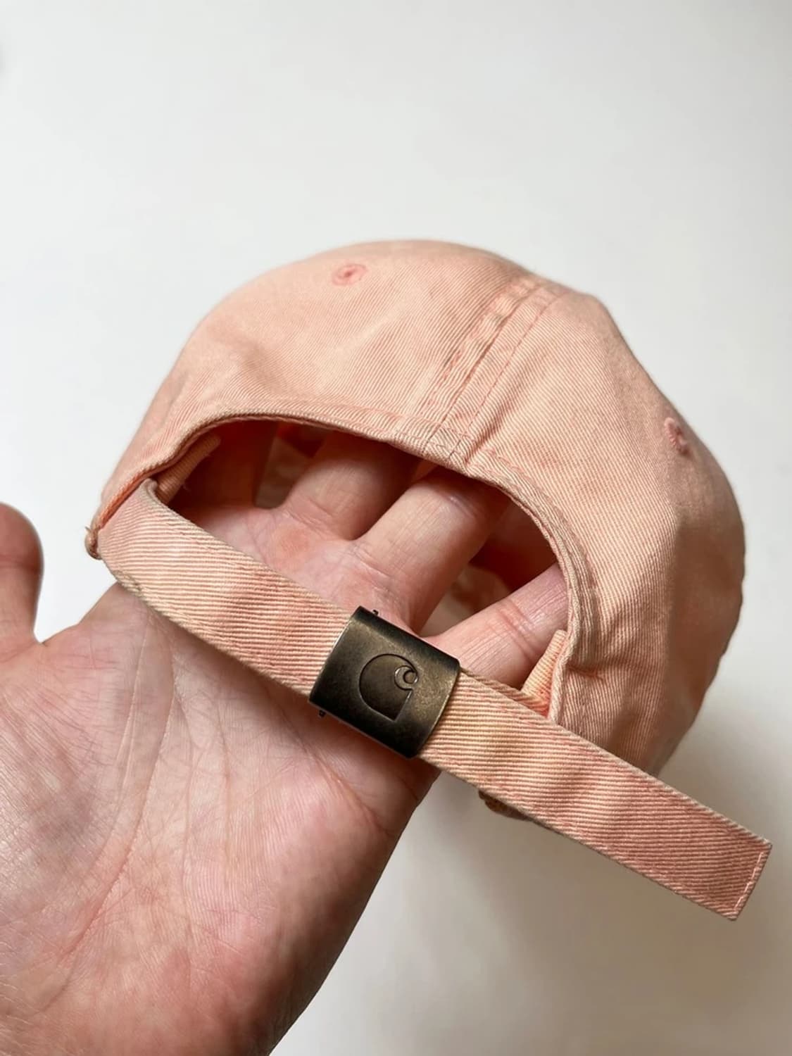 칼하트 스몰 로고 핑크 볼캡 Q1442 상품이미지4