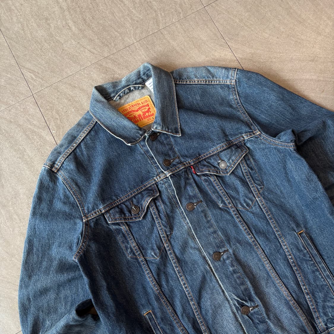 리바이스 정품 청 데님 자켓  상품이미지2