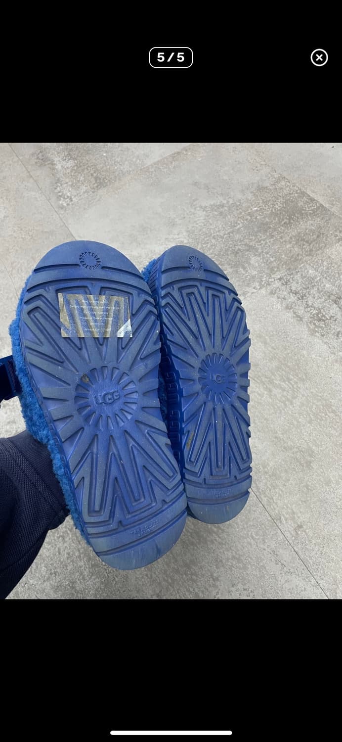 어그 플러피타 플랫폼 블루 슬라이드 A3462 상품이미지4