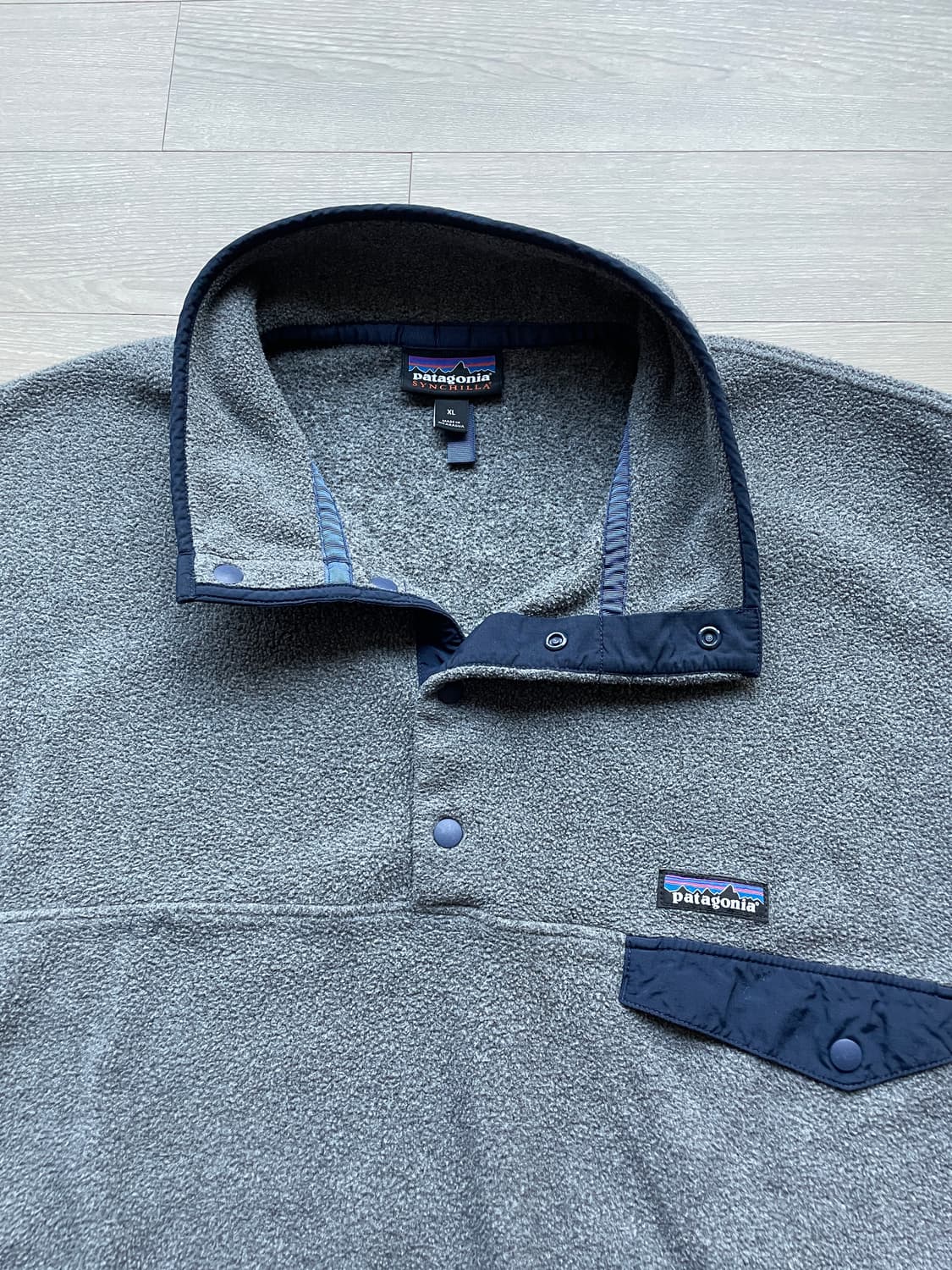 파타고니아 신칠라 니켈 네이비 그레이 플리스 patagonia 상품이미지4