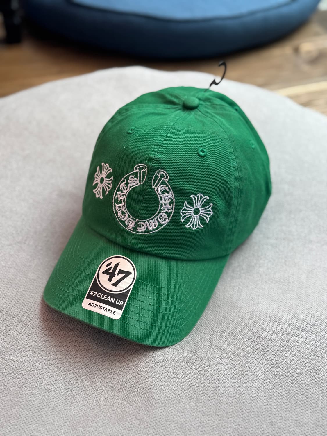 Nptsss 크롬하츠 로고 볼캡 그린 상품이미지1