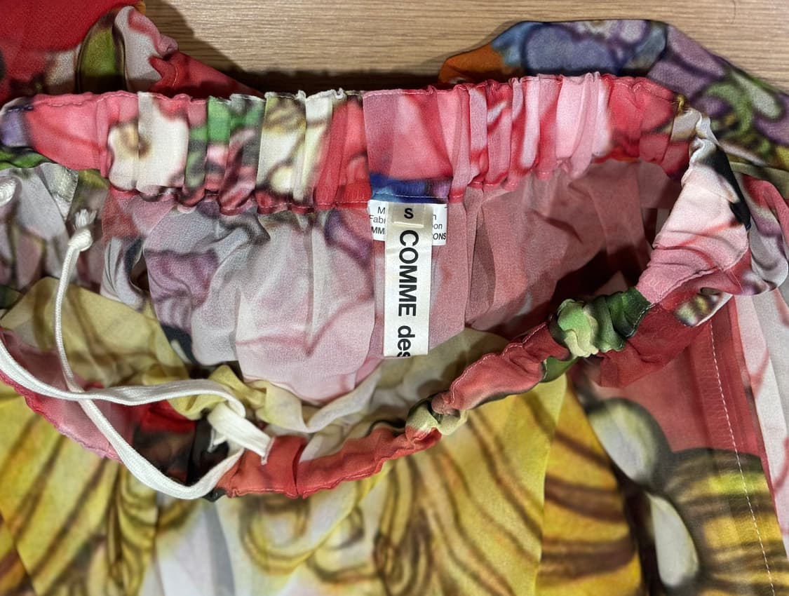 꼼데가르송 애니 걸 프린트 시폰 스커트 (아카이브) 상품이미지5