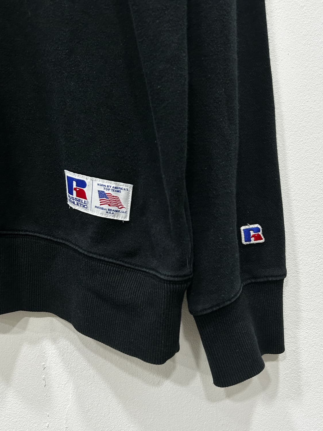 러셀애슬래틱 블랙 맨투맨 M 상품이미지3