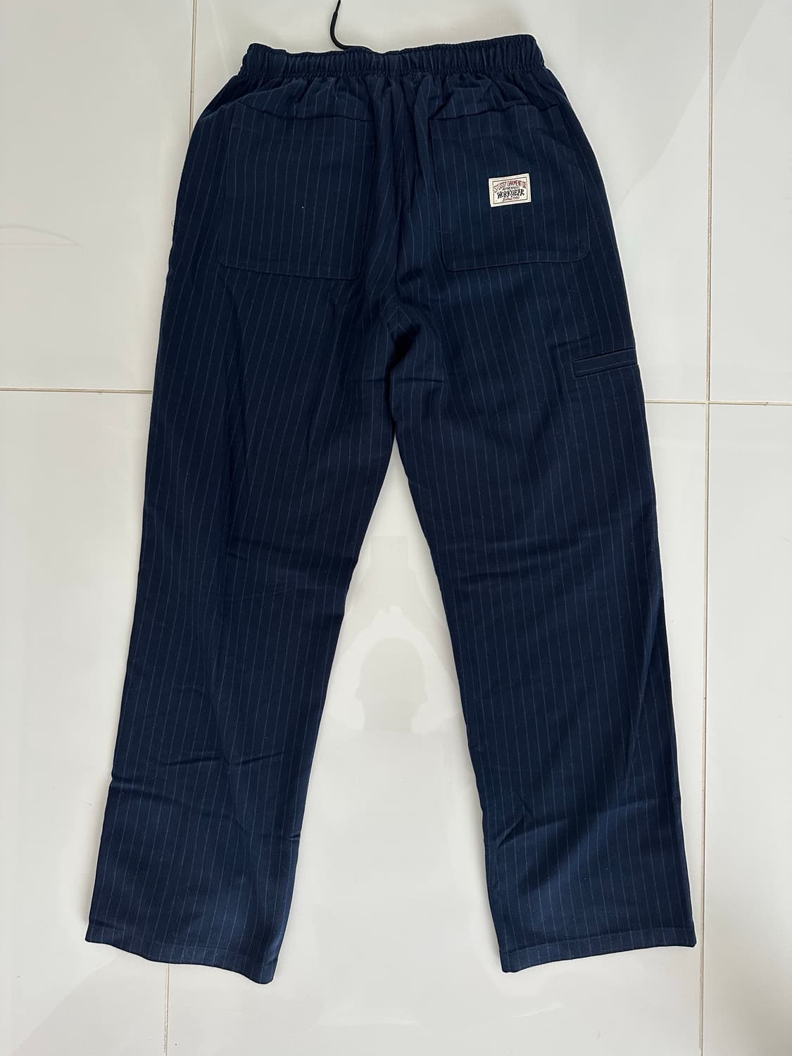 스투시 울 스트라이프 비치 팬츠 네이비  상품이미지2