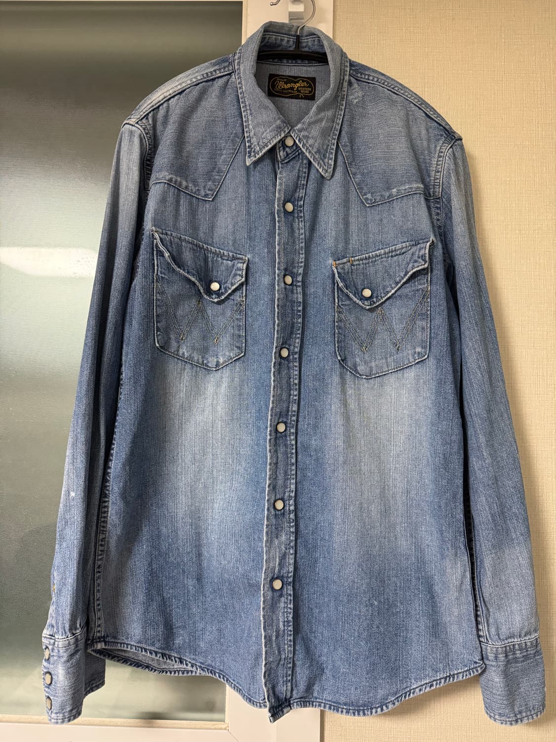 랭글러 데님 웨스턴 셔츠 wrangler 상품이미지1