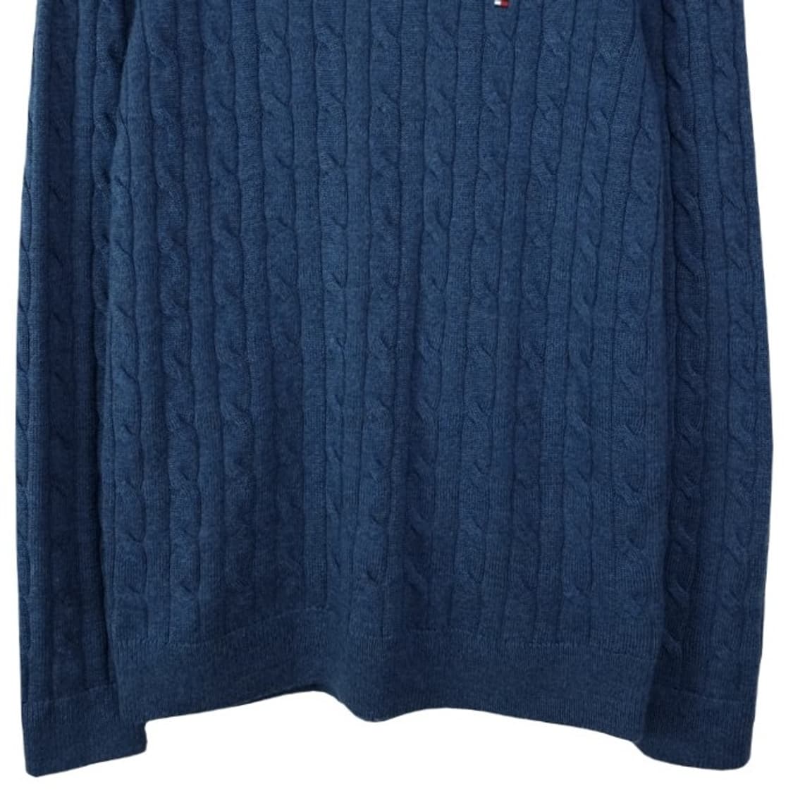 [타미힐피거] 로고 자수 케이블 꽈배기 니트 M19724 상품이미지5