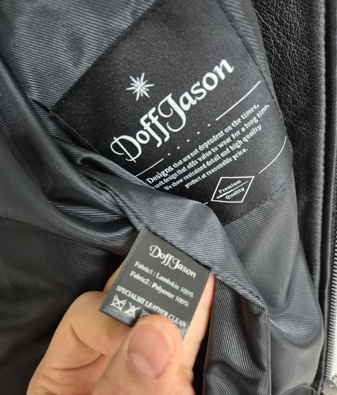 도프제이슨 램스킨 양 가죽 자켓 XXL 상품이미지3