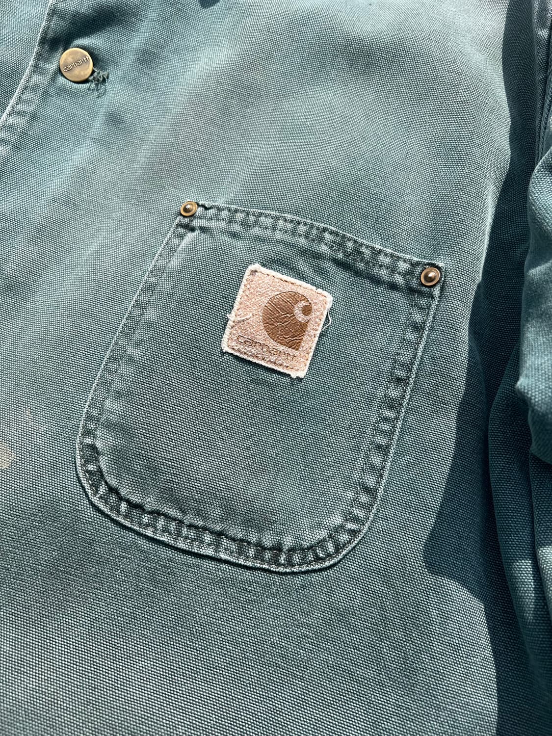 90s 칼하트 초어자켓 모스그린 상품이미지3