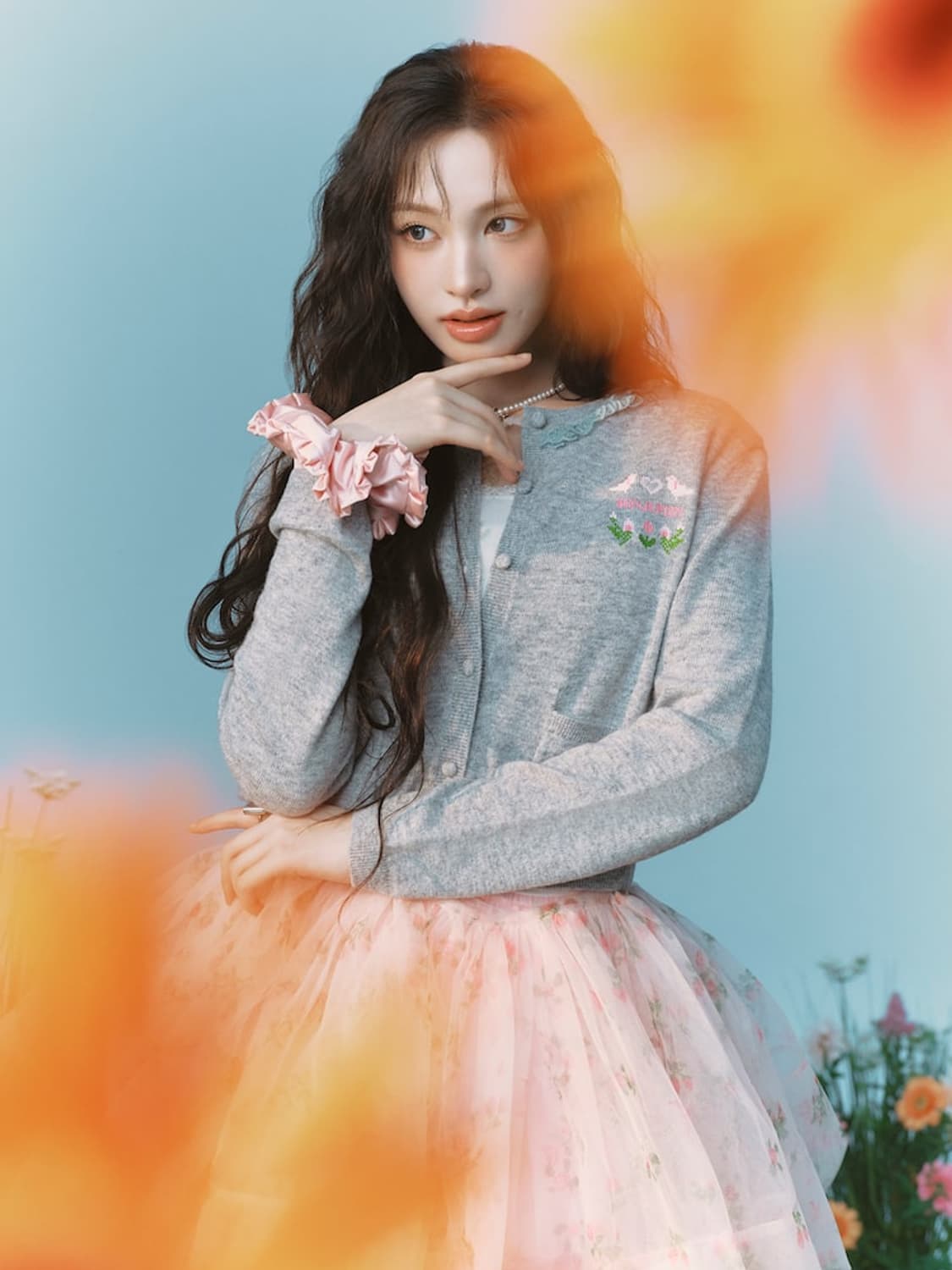 민주킴 콜라보 가디건 상품이미지2