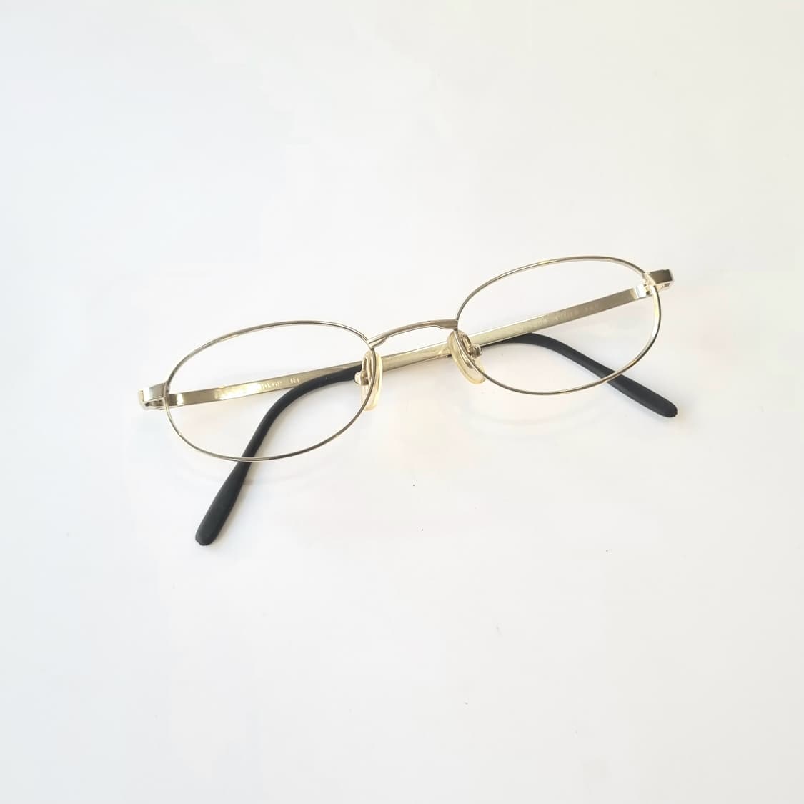 레트로 골드 타원형 안경테 385 상품이미지1