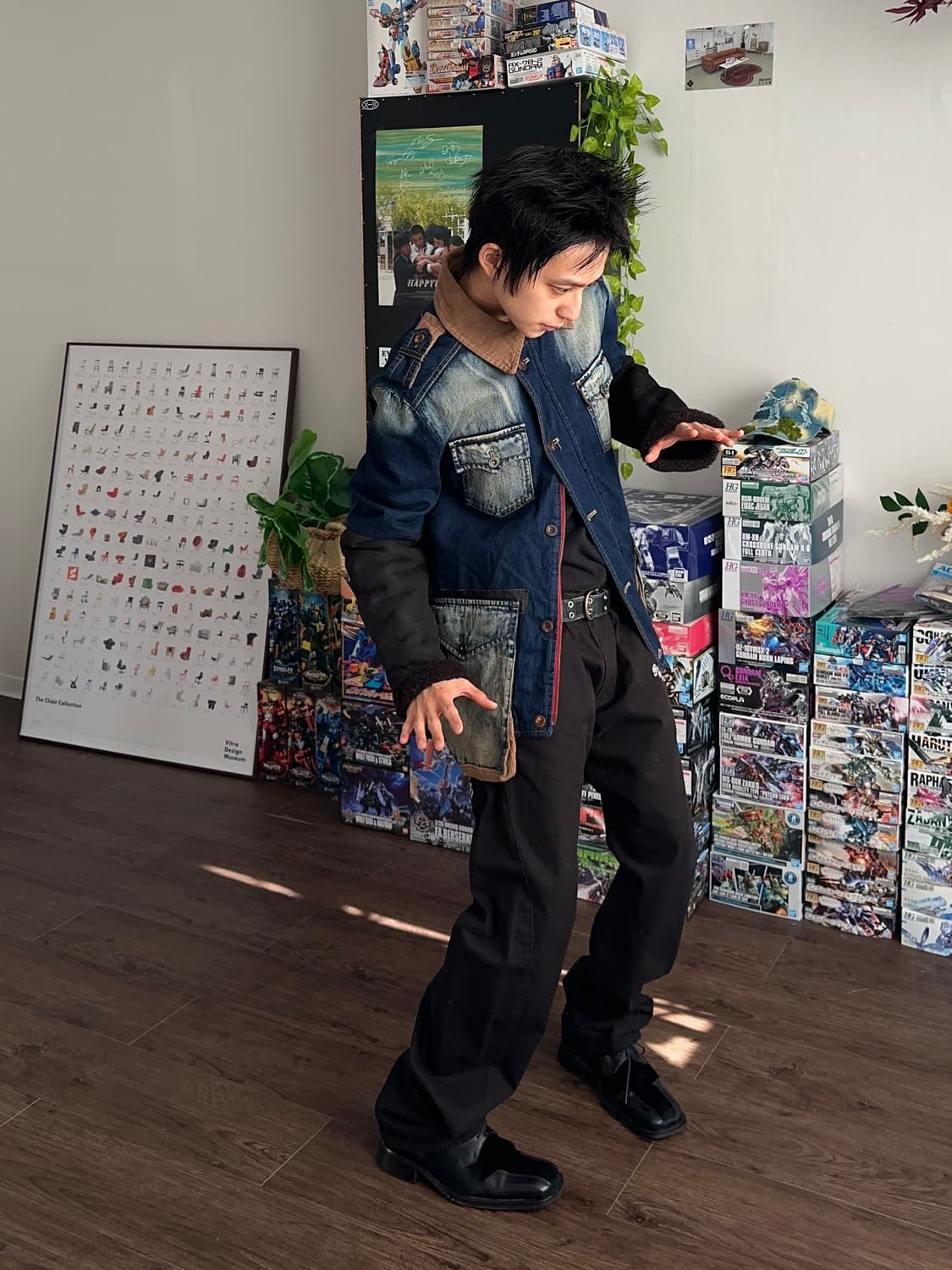 Gengy Homme 무통암즈 데님 필드 자켓 상품이미지5